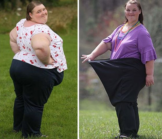 Изначальный вес больших девочек. Толстая женщина худеет.