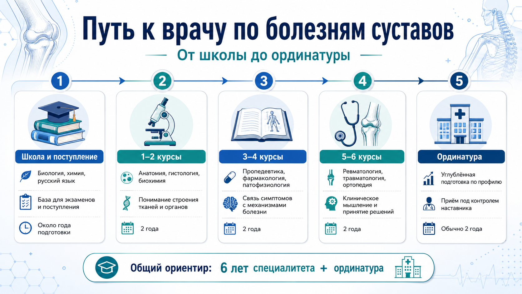 путь абитуриента к врачу
